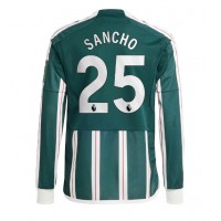 Manchester United Jadon Sancho #25 Bortatröja 2023-24 Långa ärmar